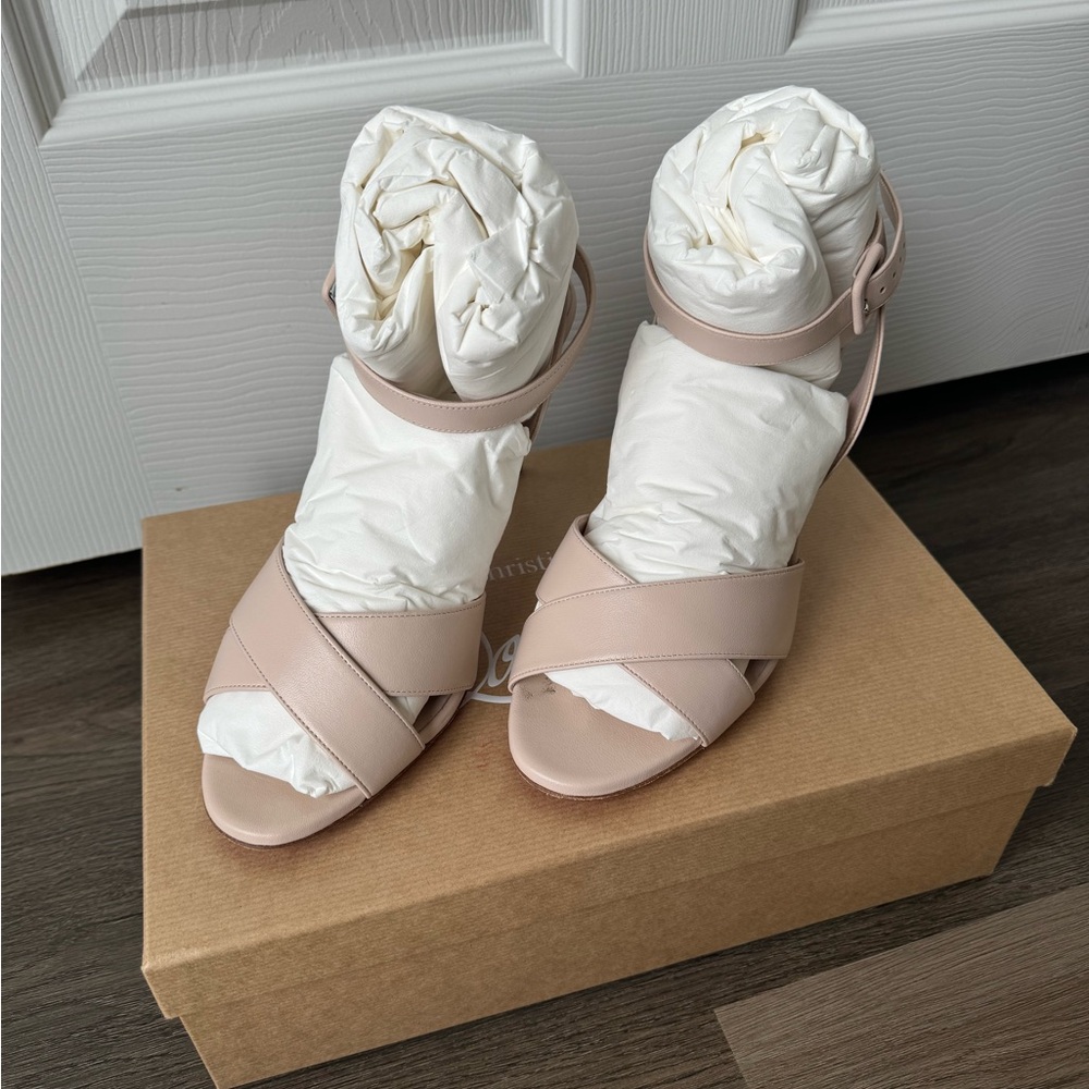Christian Louboutin Mariza 85 Leather Sandals - Picture 5 of 12